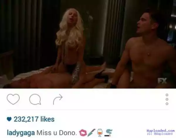 See the pic Lada Gaga shared on Instagram